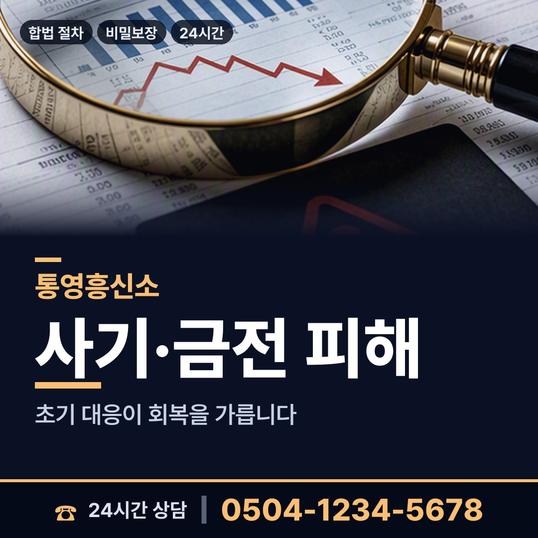 통영 명정동 사설탐정비용 상담 안내